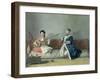 Monsieur Levett and Mademoiselle Helene Glavany in Turkish Costumes-Jean-Etienne Liotard-Framed Giclee Print