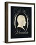 Monsieur Silhouette-Lisa Vincent-Framed Art Print