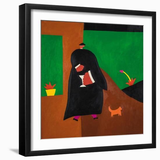 Monsignor;1996, (oil on linen)-Cristina Rodriguez-Framed Giclee Print