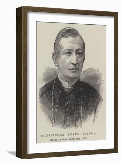 Monsignore Ruffo Scilla, Special Envoy from the Pope-null-Framed Giclee Print