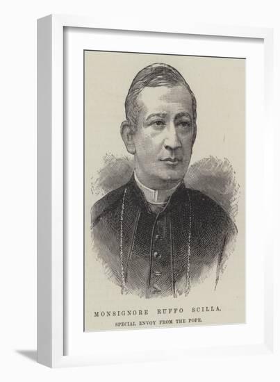 Monsignore Ruffo Scilla, Special Envoy from the Pope-null-Framed Giclee Print