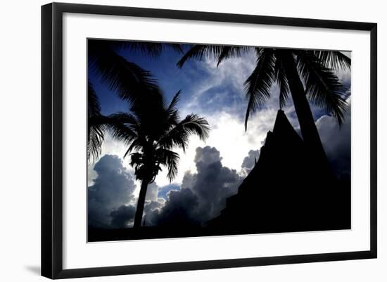 Monsoon Rains are a Common Occurrence in Thailand During the Summer Months-Dan Holz-Framed Photographic Print