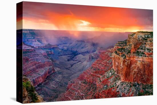 Monsoon Sunset-John Gavrilis-Stretched Canvas