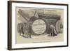 Monster Casks of Sherry in the London Docks-null-Framed Giclee Print