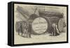 Monster Casks of Sherry in the London Docks-null-Framed Stretched Canvas