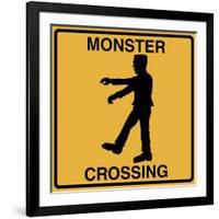 Monster Crossing-Tina Lavoie-Framed Giclee Print