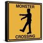 Monster Crossing-Tina Lavoie-Framed Stretched Canvas