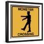 Monster Crossing-Tina Lavoie-Framed Giclee Print