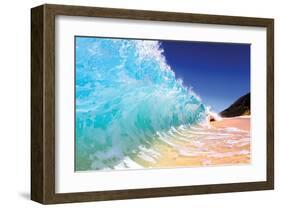 Monster Curl Maui-null-Framed Art Print