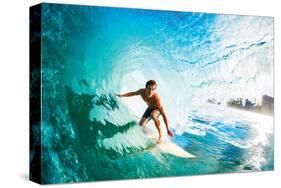 Monster Curl Oahu-null-Stretched Canvas