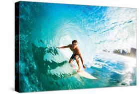 Monster Curl Oahu-null-Stretched Canvas