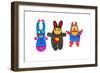 Monster Dolls-Wendy Edelson-Framed Giclee Print