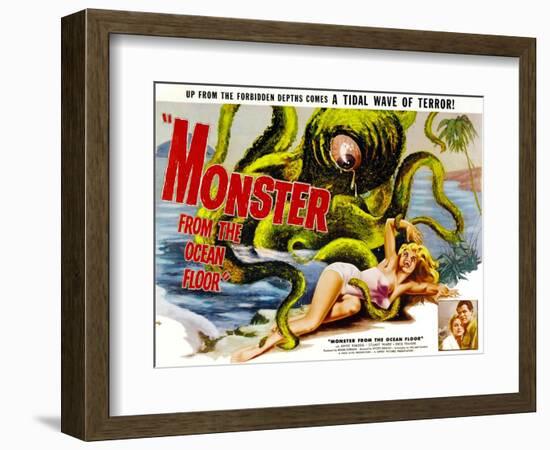 Monster From the Ocean Floor, Anne Kimbell, Stuart Wade, 1954-null-Framed Art Print