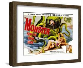 Monster From the Ocean Floor, Anne Kimbell, Stuart Wade, 1954-null-Framed Art Print