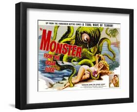 Monster From the Ocean Floor, Anne Kimbell, Stuart Wade, 1954-null-Framed Art Print