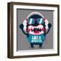 Monster Graphic-braingraph-Framed Art Print