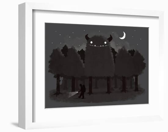Monster Hunting-Michael Buxton-Framed Art Print