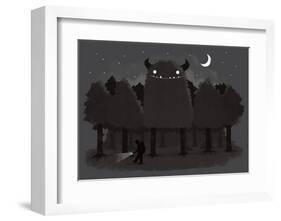 Monster Hunting-Michael Buxton-Framed Art Print