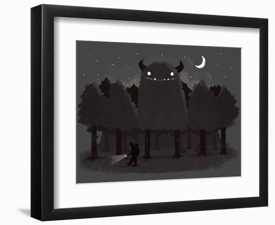 Monster Hunting-Michael Buxton-Framed Art Print