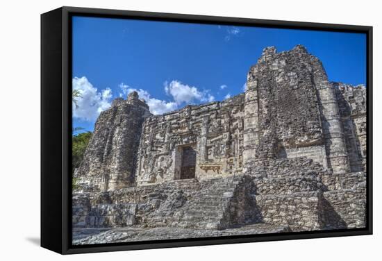 Monster Mouth Doorway, Hormiguero, Mayan Archaeological Site-Richard Maschmeyer-Framed Stretched Canvas