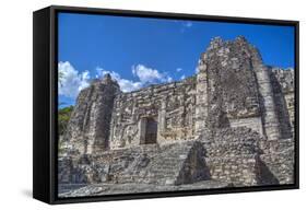 Monster Mouth Doorway, Hormiguero, Mayan Archaeological Site-Richard Maschmeyer-Framed Stretched Canvas