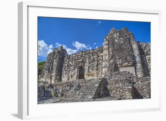 Monster Mouth Doorway, Hormiguero, Mayan Archaeological Site-Richard Maschmeyer-Framed Photographic Print