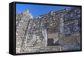 Monster Mouth Doorway, Hormiguero, Mayan Archaeological Site-Richard Maschmeyer-Framed Stretched Canvas