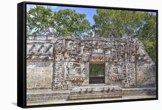 Monster Mouth Doorway, Structure Ii, Chicanna-Richard Maschmeyer-Framed Stretched Canvas