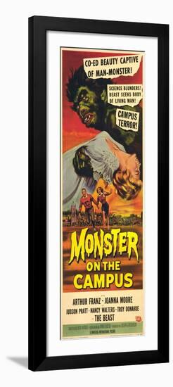 Monster on the Campus, 1958-null-Framed Art Print