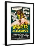 Monster on the Campus, 1958-null-Framed Art Print