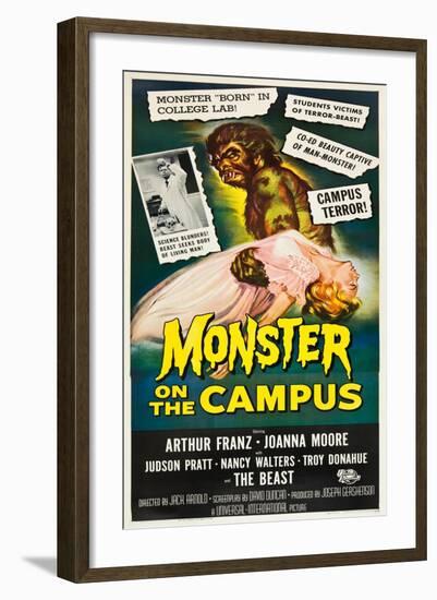 Monster on the Campus, 1958-null-Framed Art Print