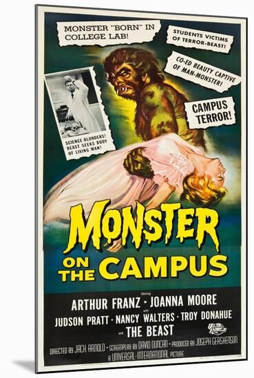 Monster on the Campus, 1958-null-Mounted Art Print