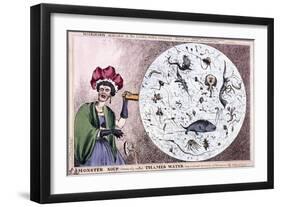 Monster Soup Commonly Called Thames Water..., 1828-Thomas McLean-Framed Premium Giclee Print