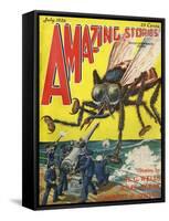 Monster Tsetse Fly-Frank R Paul-Framed Stretched Canvas