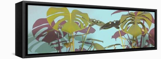 Monstera fantasy ll-Heidi Westum-Framed Stretched Canvas