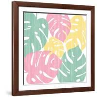 Monstera II Bright on White-Sarah Adams-Framed Art Print