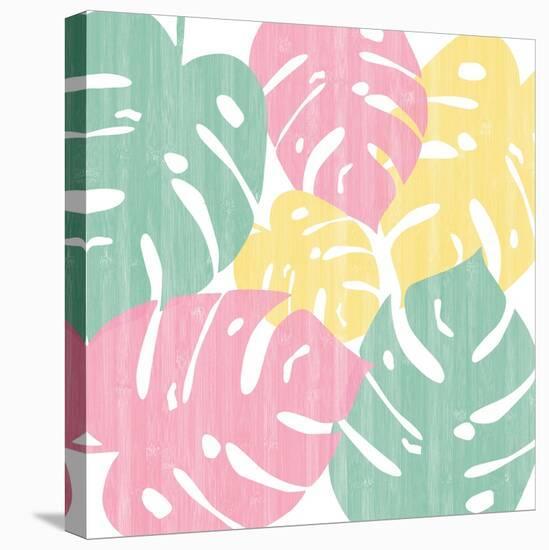 Monstera II Bright on White-Sarah Adams-Stretched Canvas