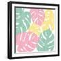 Monstera II Bright on White-Sarah Adams-Framed Art Print