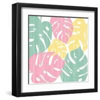 Monstera II Bright on White-Sarah Adams-Framed Art Print