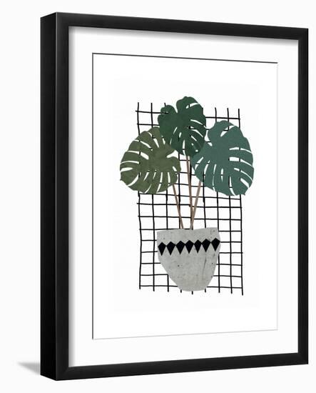 Monstera-Seventy Tree-Framed Giclee Print