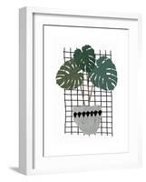 Monstera-Seventy Tree-Framed Giclee Print