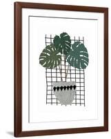 Monstera-Seventy Tree-Framed Giclee Print