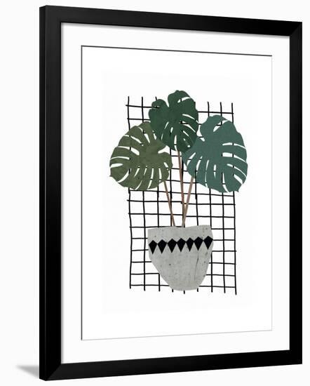 Monstera-Seventy Tree-Framed Giclee Print