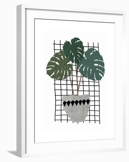 Monstera-Seventy Tree-Framed Giclee Print