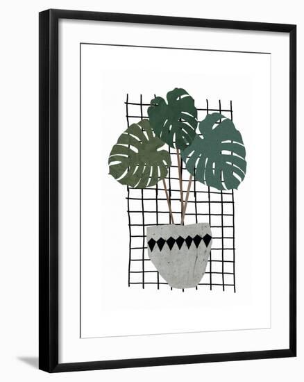 Monstera-Seventy Tree-Framed Giclee Print