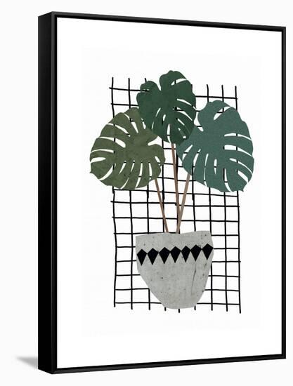 Monstera-Seventy Tree-Framed Stretched Canvas