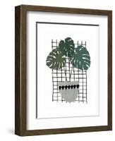 Monstera-Seventy Tree-Framed Giclee Print