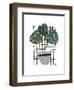 Monstera-Seventy Tree-Framed Giclee Print