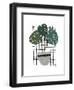 Monstera-Seventy Tree-Framed Giclee Print