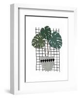 Monstera-Seventy Tree-Framed Giclee Print